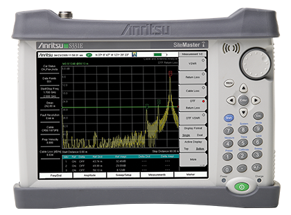 ANRITSU S331L Site Master 2MHz à 4GHz Analyseur de Câbles et Antennes portatif (copie)