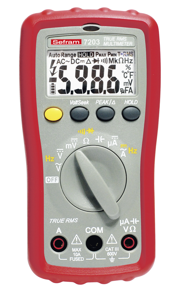 SEFRAM 7203 Multimètre industriel 6000 points TRMS AC