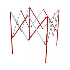 [GARDE FOU Extensible en aluminium rouge/blanc] GARDE FOU Blanc/Rouge