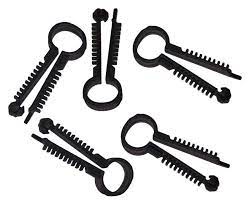 [Pontet de cheville "Fialat" rond noir ø6x22mm (Lot de 100)] Pontet de cheville GT 66 "Fialat" rond noir ø6x22mm (Lot de 100)